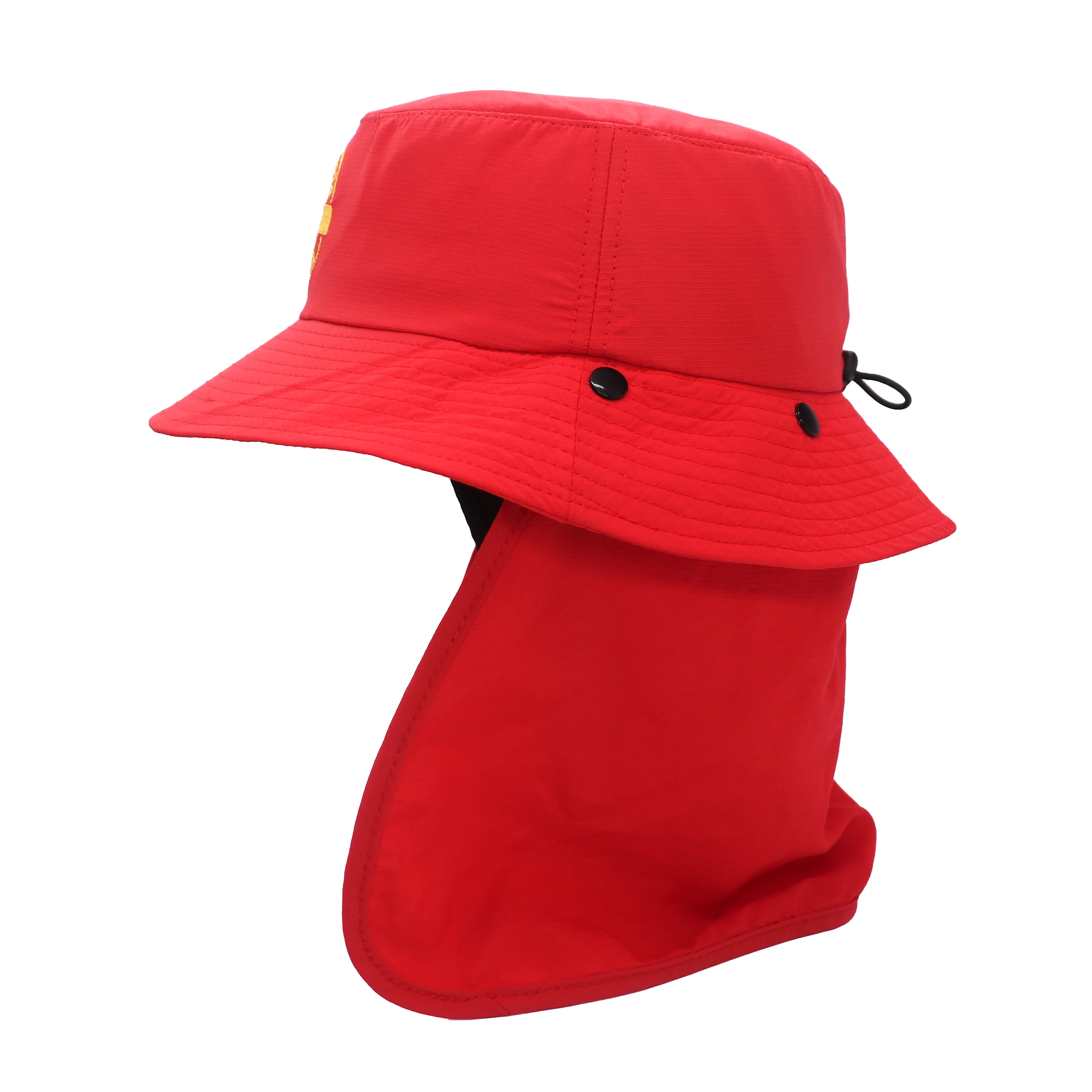 High Quality Unisex Wide Brim Bucket Hat Neck Cover Waterproof Hat Sun Protection for Hiking Beach Fishing
