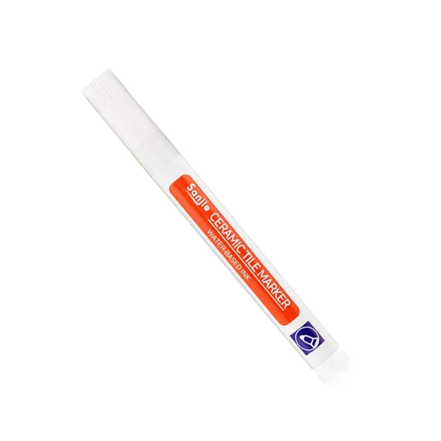 White Waterproof Tile Marker Grout Pen Wall Seam Pen 10Color Optional,for Tiles Floor Bathroom Decontamination Seam Repair