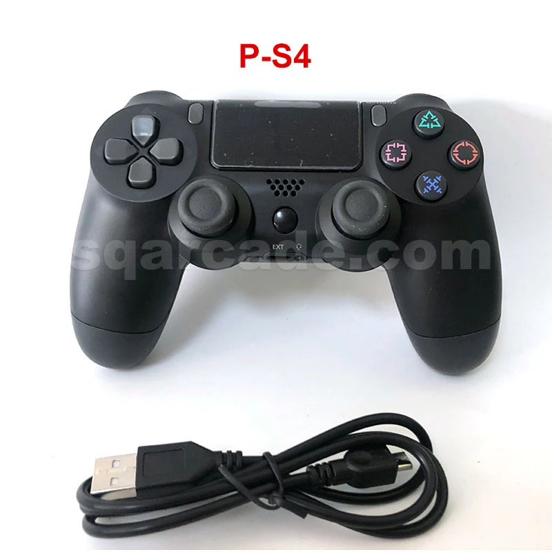 With Logo gamepad ps 4 game controller for ps 4 wireless remote control joystick 62 colors pc dual motor vibration controller