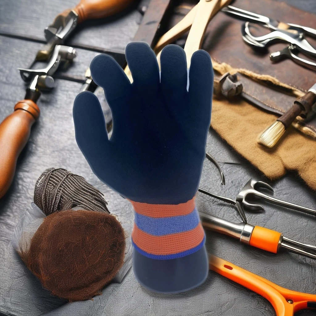 High Quality Construction Gloves Comfortable Latex Padded Foam Anti-Static Work Safety Gloves Wholesale