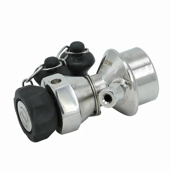 3A SMS DIN Hygienic Stainless Steel Stainless Steel mini 25.4mm Double Inlet/Outlet Bush Aseptic Sampling Valve