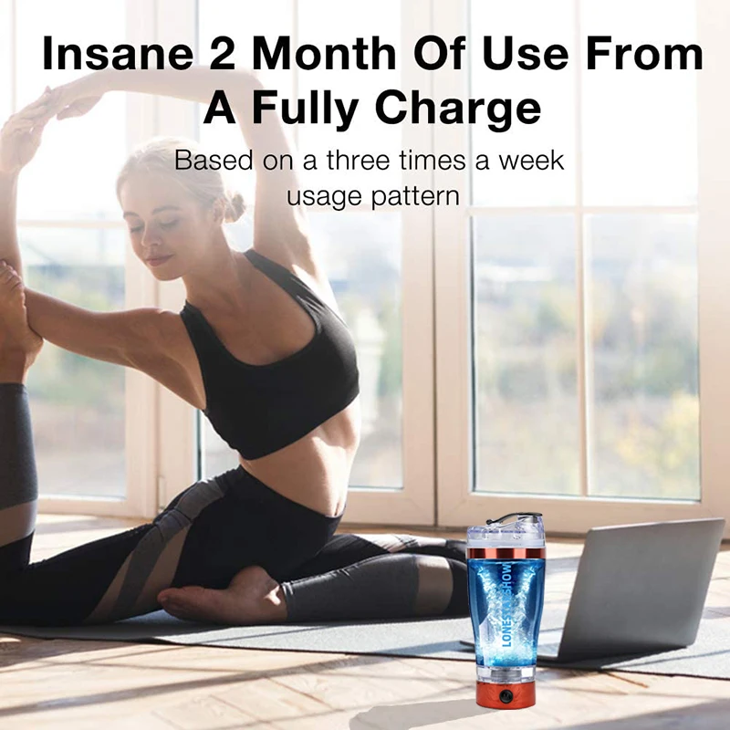 Ready to Ship Automatic Electric Milk Coffee Mixer Cup Bottle Easy Carrying Electric Protein Shaker