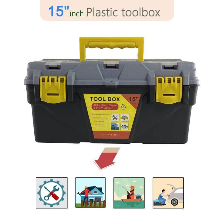 Ящик для инструментов, ящик для инструментов, пластиковый ящик для инструментов A15