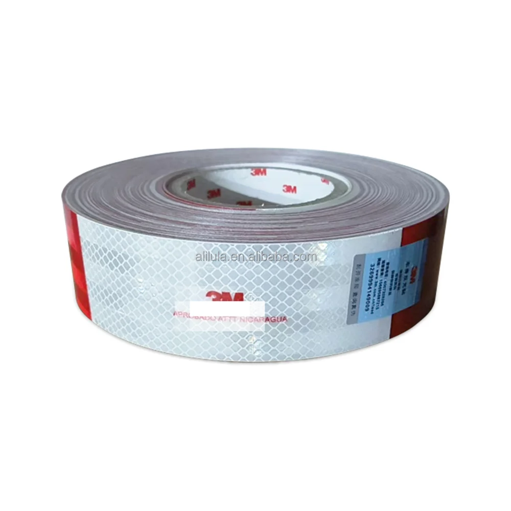 Red White Waterproof Self Adhesive DOT-C2 Safety Caution Reflector Conspicuity dot Tape for Cars Trailers