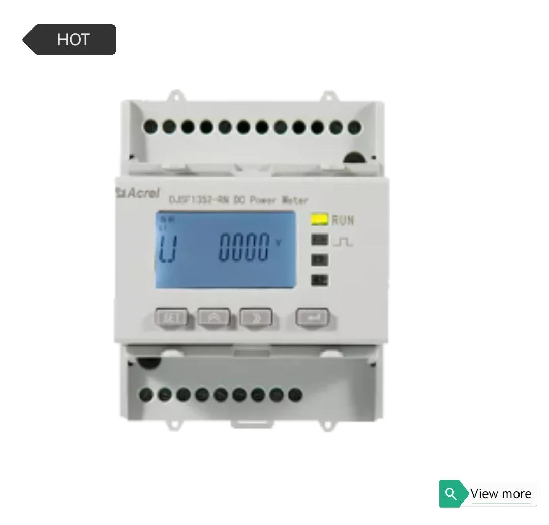 Acrel DJSF1352-RN dc meter for solar for Industrial and Mining Enterprises three phase electronic energy meter 0-1000V
