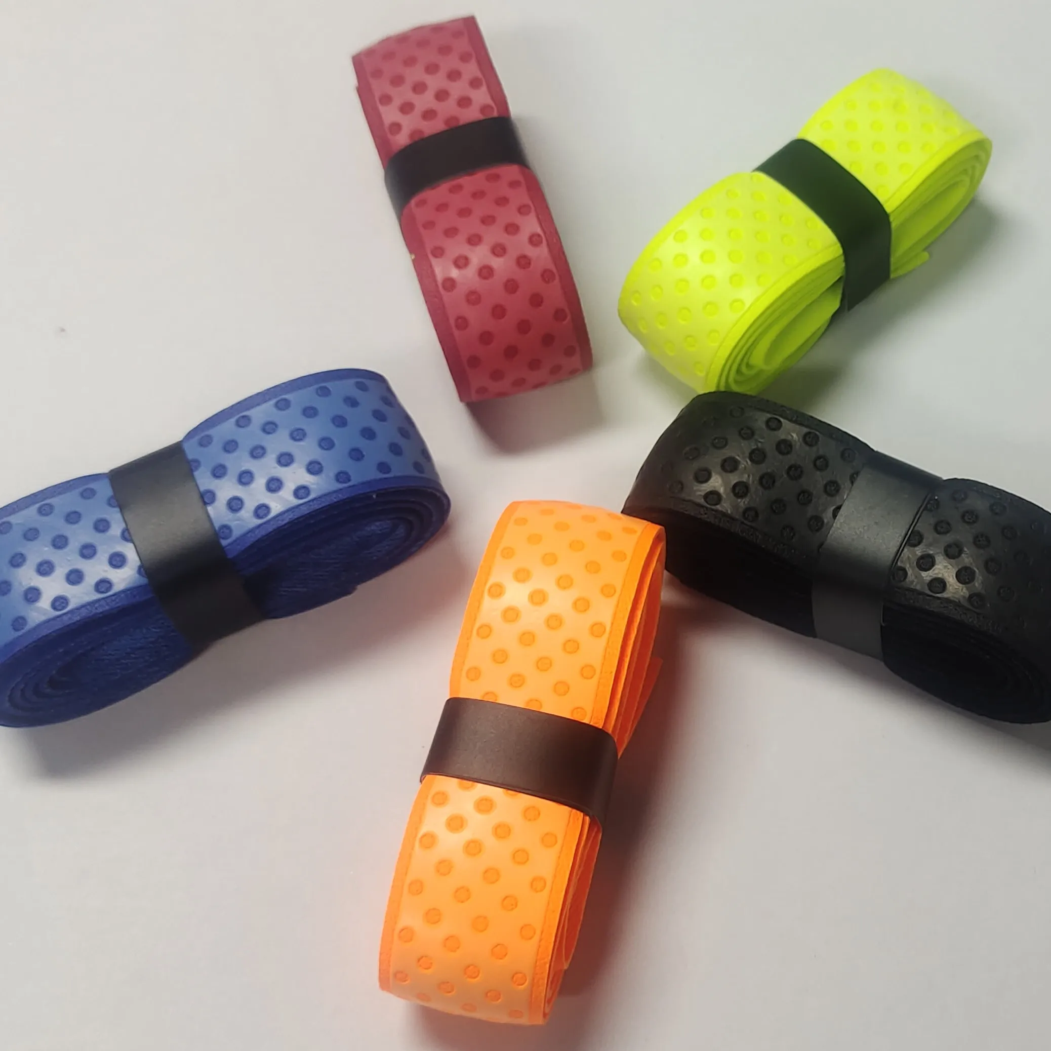 YumuQ PU Anti Slip Self Adhesive Tennis, Badminton Racket Overgrips / Grips Tapes for Pickleball Paddle