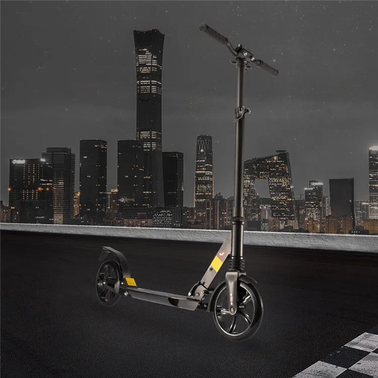 High Quality new model two big 200mm wheel fold up adult scooters