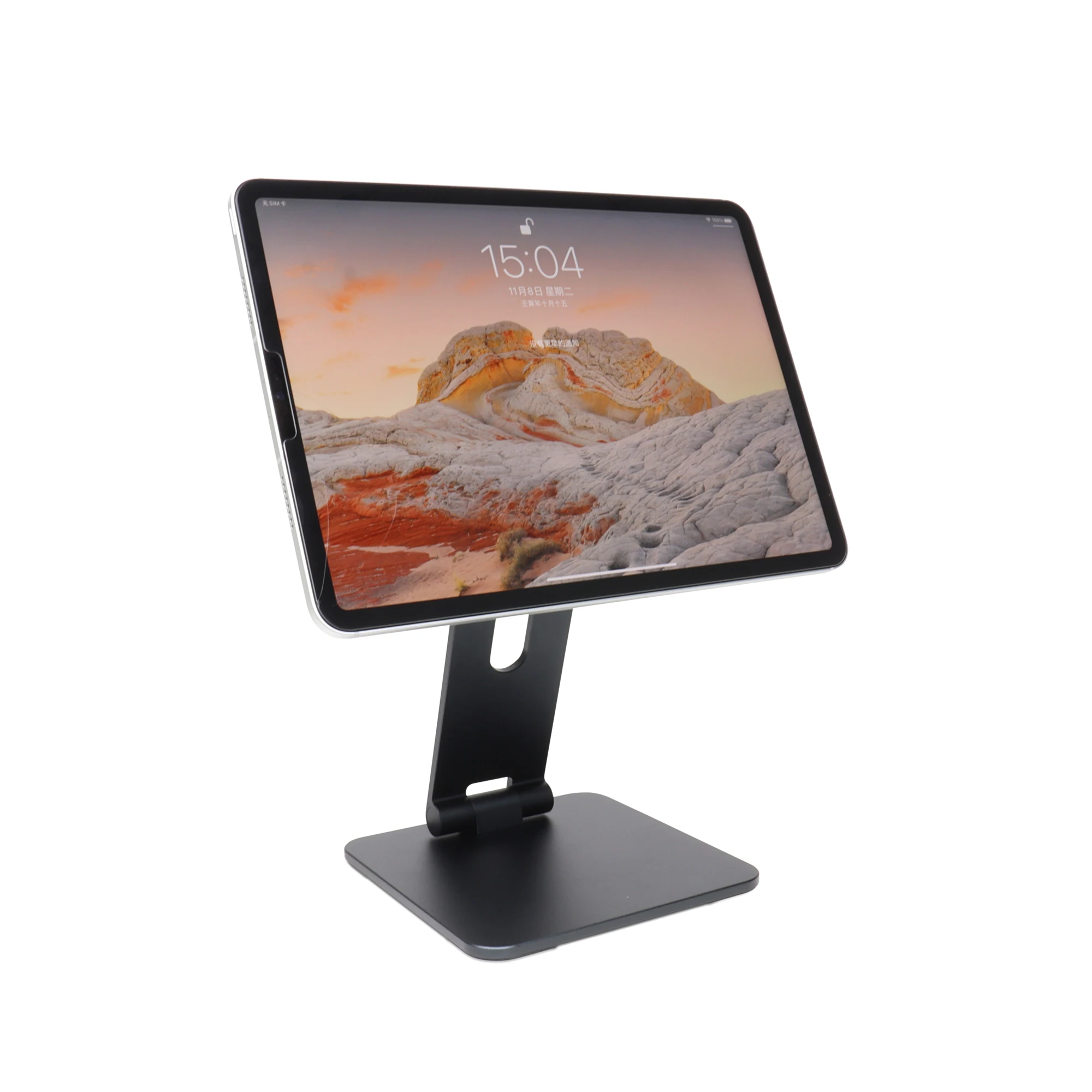 Aluminum Adjustable Desk Magnet Tablet Stand  11inch  Magnetic Holder For Ipad