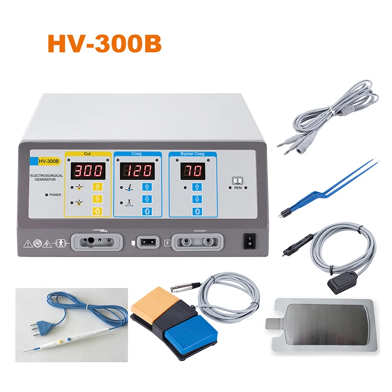 High Frequency Medical Electrocautery Diathermy Surgical Cautery Machine Electrosurgical ESU Unit