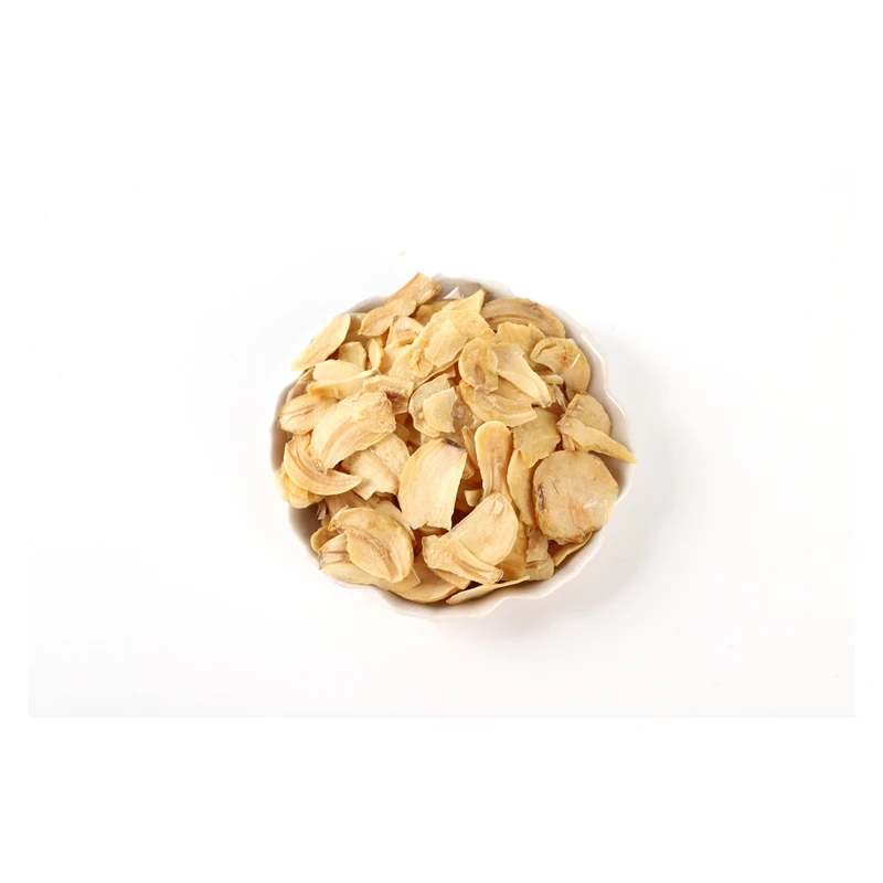 Plastic Packaging Fried Garlic Flakes Manufacturers Made Dry Garlic Slice