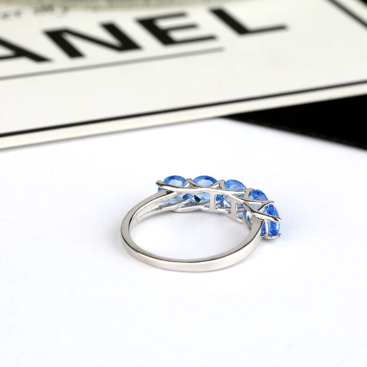 Mascot Unisexvfashion ring 925 sterling silver jewelry young people style ring party wear beautiful Gemstone setting ring