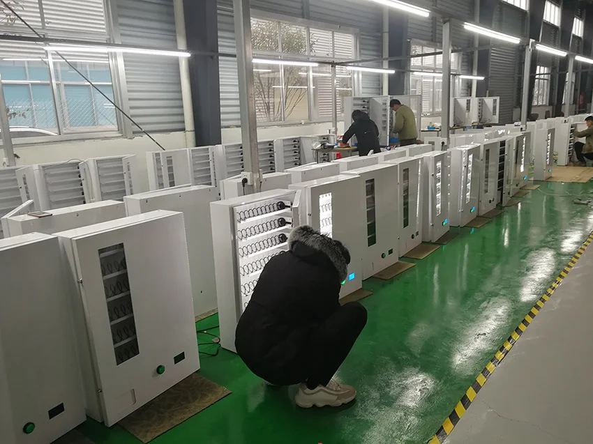  Лидер продаж торговый автомат с ЖК-дисплеем для продуктов питания и напитков высокого