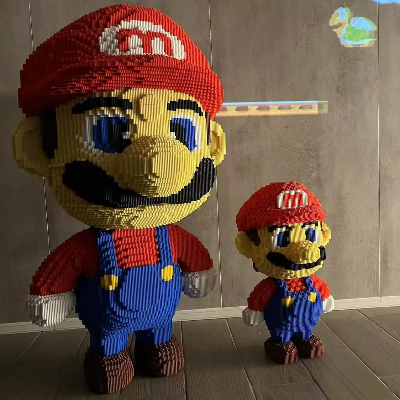 Leg0 blocks factory direct sales mario bros150cm 93cm 50cm DIY ornaments creative gifts wholesale adult decompression male toys