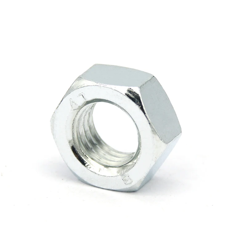 FOB Wholesale Lower Price Betel Cashew Self Locking Hex Nut Carbon OEM Head Steel White Black Custom Heavy Finish
