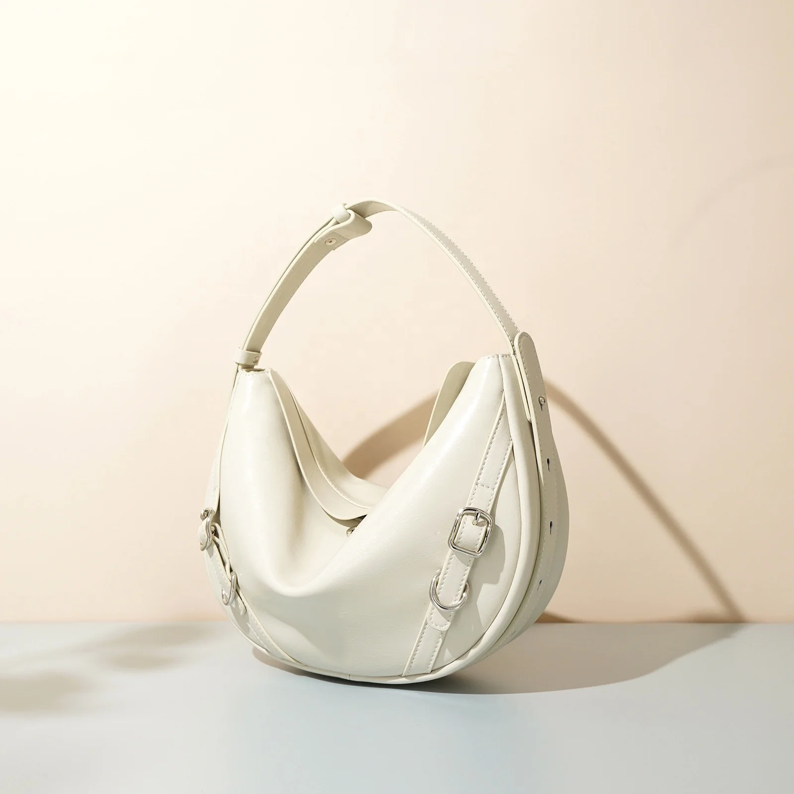 Genuine Leather Large Capacity Ladies Purse And Handbags High Quality Crossbody Bag Simple Design Shoulder Bags For Women