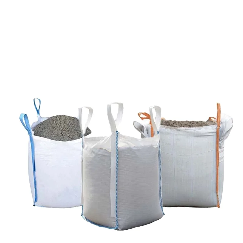 Bulk big container jumbo bag FIBC  tonne bag is widely used for cement sand brick and other construction material 1000kg