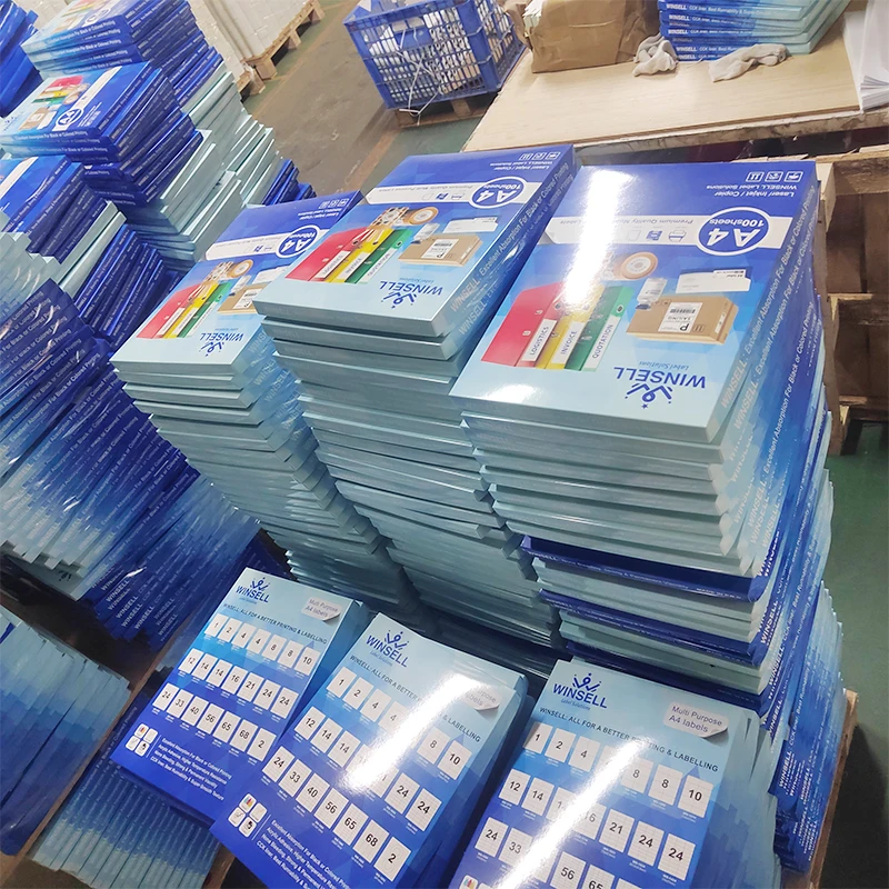 Self-Adhesive Price A4 Size Sheet Price A4 Address Barcode Sticker Shipping Label