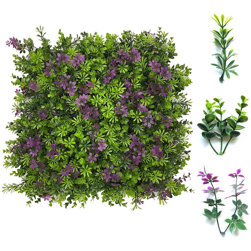 УФ-стойкая синтетическая искусственная трава декоративное растение интерьер зеленые растения Настенные Панели