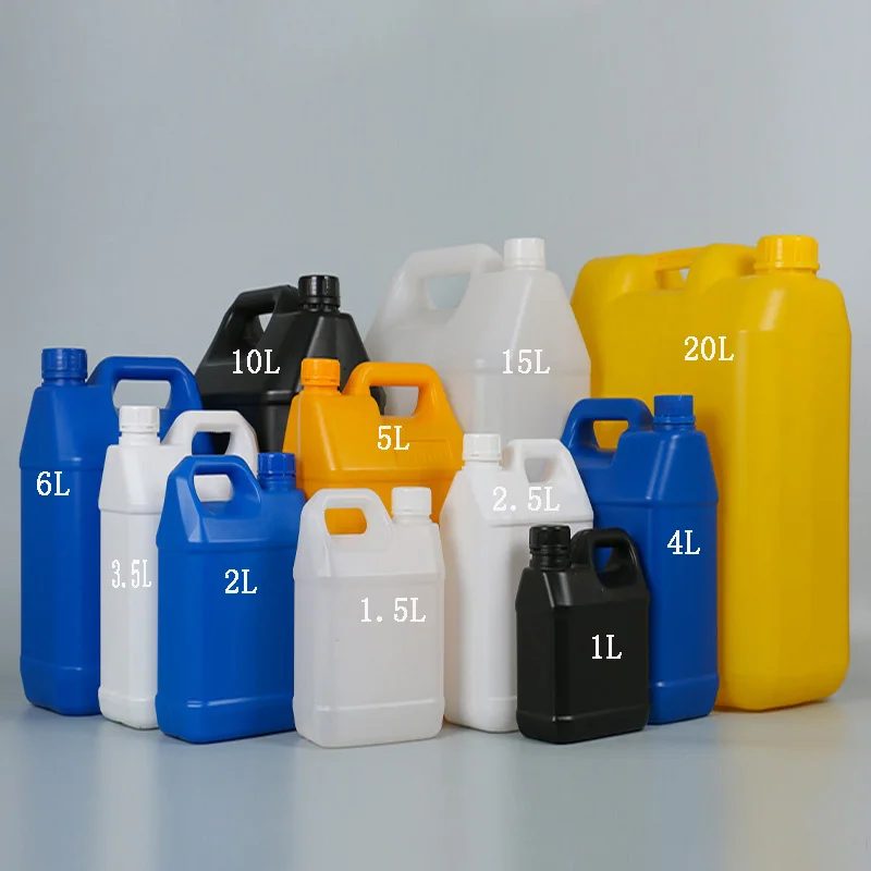 manufacturer hdpe 15Liter square food grade oil drum empty Plastic bucket jerry can With Screw cap