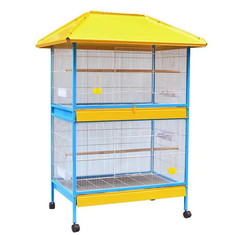 Large Black Flight waterproof roof Bird Cage Stocked Feature and Cages Cage , Carrier & House Type bird kennel