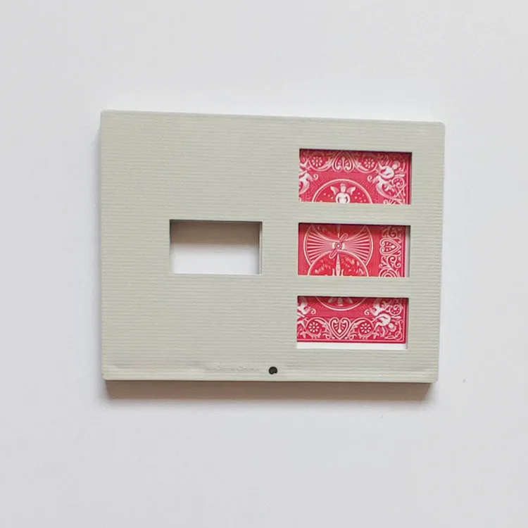 Classic Stage Magic Trick Zig Zag Photo Frame Magic Tricks Cut Card Restore Illusion Magic Prop Toy Easy To Learn