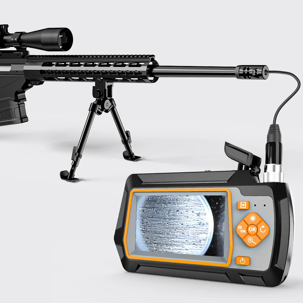 Newest 3.9mm LCD Endoscope Cleaning Visual Inspection Camera 20 Caliber & Larger Hunting Shooting Insertion Tube &4.3 inch 1080P