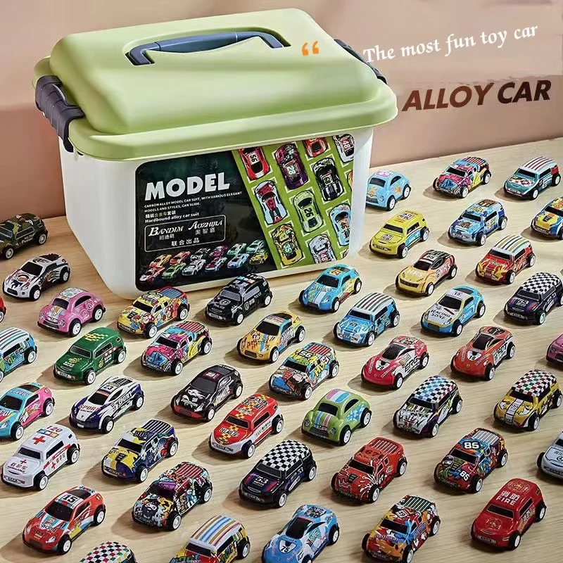 2024 simulation parking lot game alloy small car 6 cm toys kids children 5/6/7/8 years old