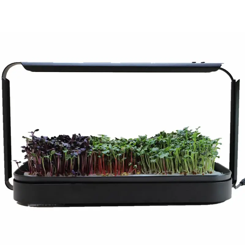 Самополив, прорастание семян, прорастание семян, светодиодное освещение, умные, Гидропонные, микрозеленые, подносы для выращивания с отверстиями, коврик для крышки
