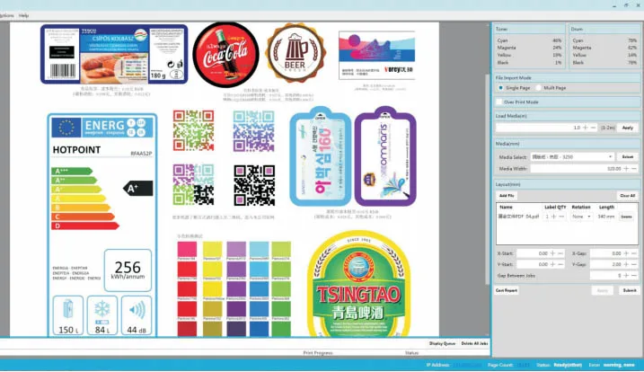 Best Price Fully Automatic Digital printer Label Printing Machine