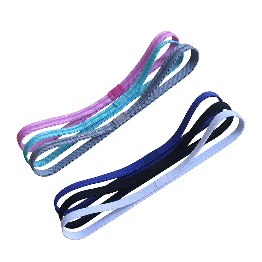 Wholesale Sports Elastic Headband Nylon Printed Hairband With Custom Logo