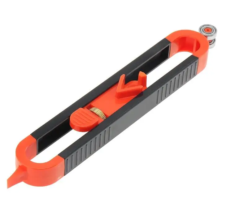 Profile Scribing Ruler Contour Gauge with Lock Adjustable Scribe Woodworking Tool Edge Corner Hand Measuring Tool