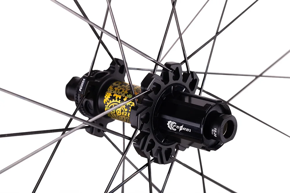 Ferei T Serie Wheelset Carbon Disc 700c 28mm 22mm Rim Wide 50/60 Rim Dept