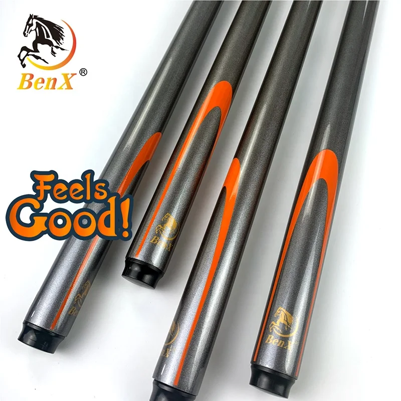 Popular carbon fiber cue 1pc style factory direct sale snooker cue pool cue