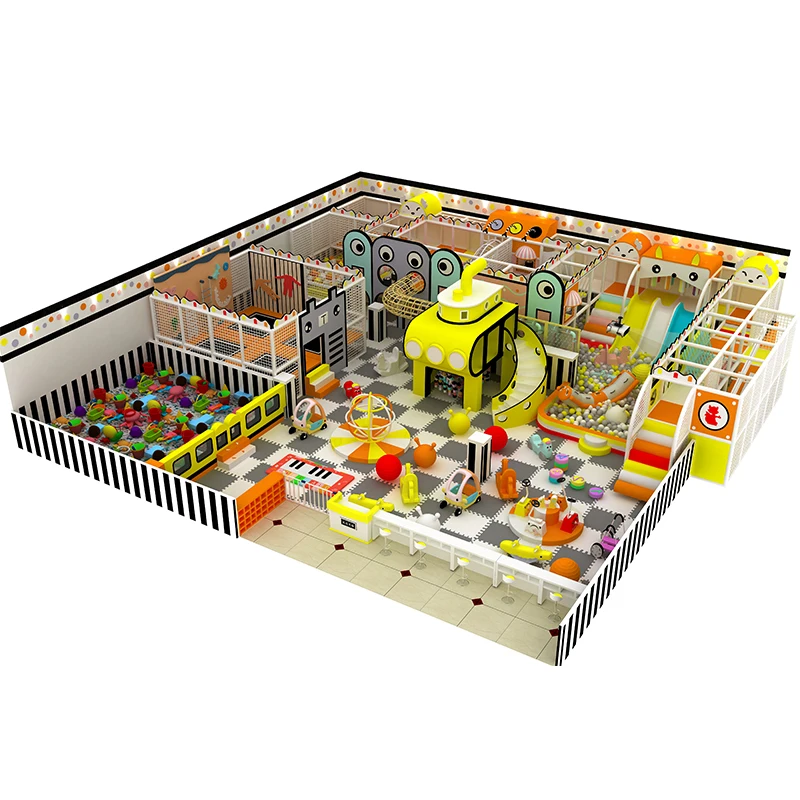 Naughty Castle Indoor Large and Small Playground Equipment Indoor Play Baby Playground Sets Indoor Customized Design mazes