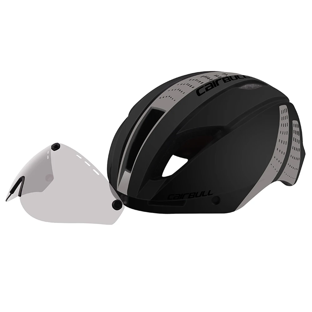 CAIRBULL VANISTAR OEM ODM Adults TT Bike Helmet with Shield Megnetic Lens Road Bicycle Helmet CE EN 1078 CPSC Certified