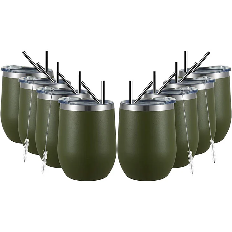 3 In 1 2 Pint 12 Oz Cups Termal Freeze Beer Insulated Double Walled Vacuum Cup 12Oz Stainless Steel Mugs Wine Tumbler Wholesale