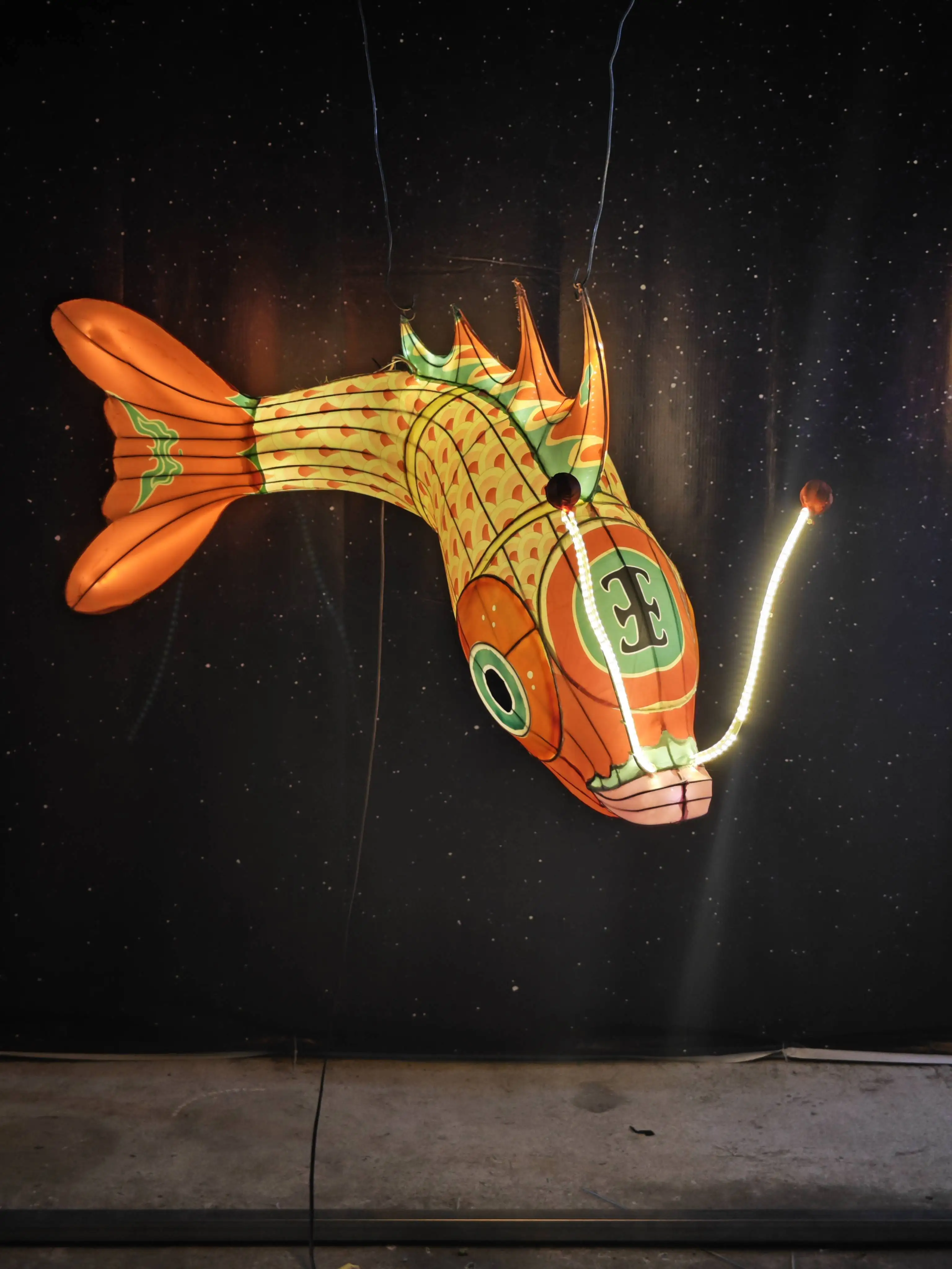 Manufactory Direct Excellent Texture Gorgeous Colorful Lively Cheerful Fish Lamp