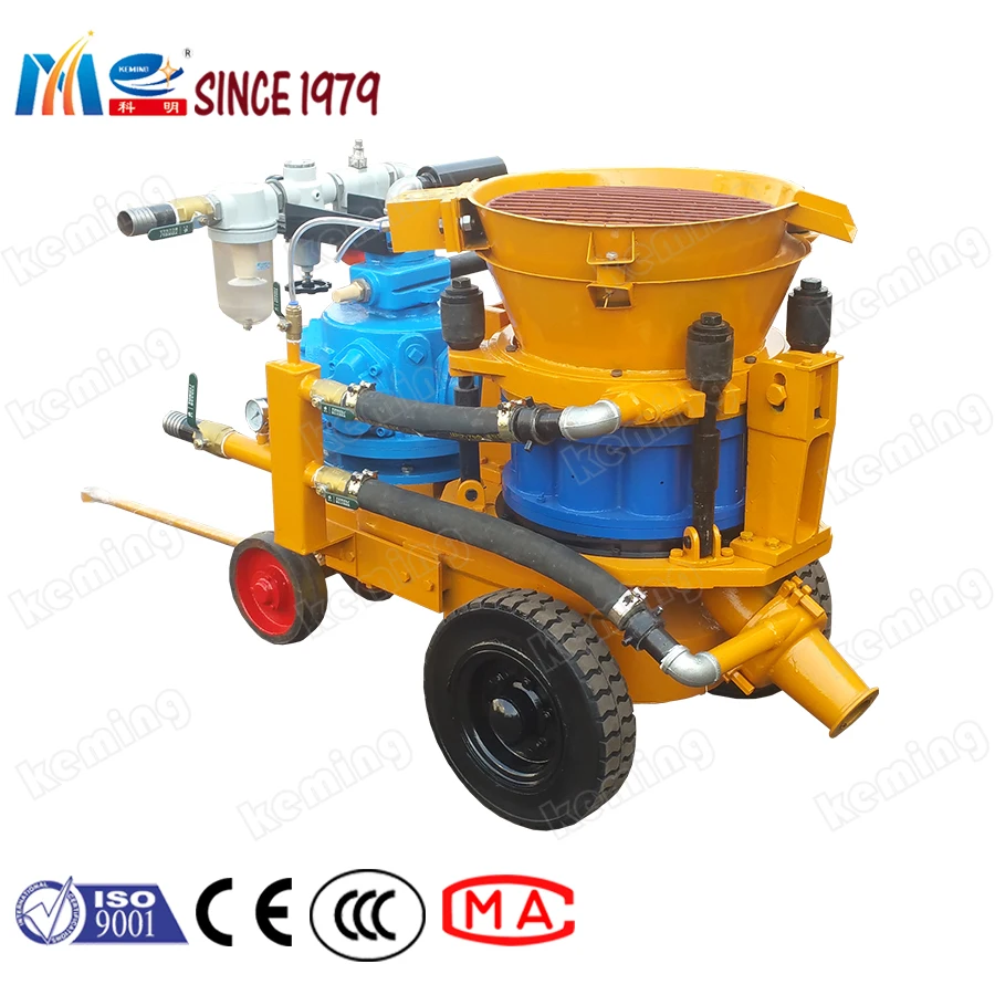 keming air motor concrete gunite Concrete Shotcrete equipment matched with compressor for sale
