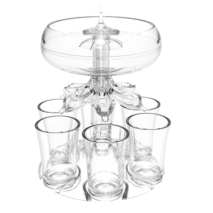 New Design Crystal Clear Wine Glass Decanter Food Grade Material Automatic Wine Decanter Set