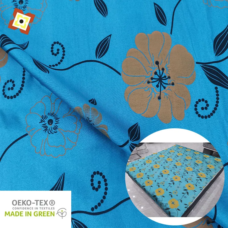 100% Polyester Fabric Fashion Mattress Fabric Factory Quilted Knit Mattress Protector Fabric Polyester for Mattress