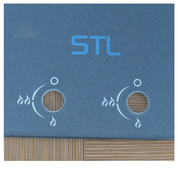 Flower pattern silk screen Printed Gas Stove Panel Glass Heat Resistant Induction Cooker Tempered Glass