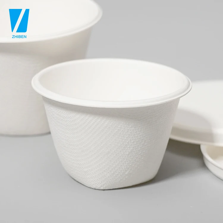 Sauce Cup Manufacturer Customise Tiny Bagasse Disposable Biodegradable Sauce Cup