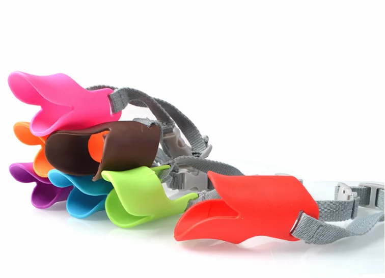 High Quality Anti-Bite Anti-Eating Anti-Barking Dog Mask Non-Toxic Silicone Dog Muzzle Pet Supplies