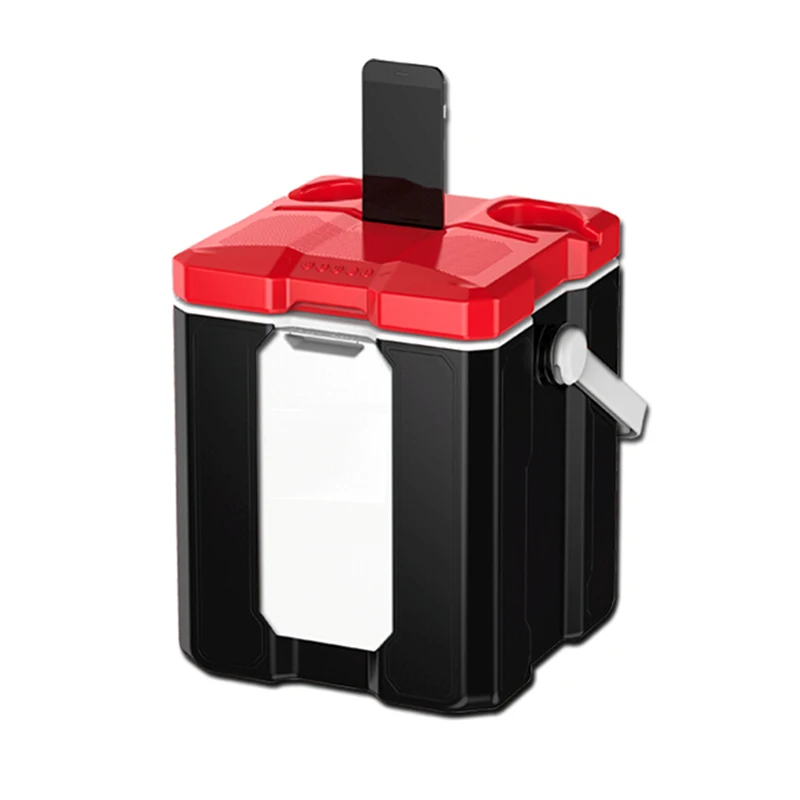 
Cooler Box 18cans Speaker wireless USB Charger Bottle Opener Cup Holder Docking System Convenient Storage 