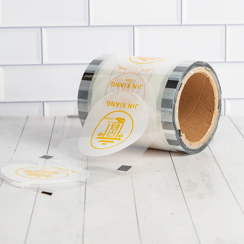 LOKYO New arrival 150mm custom logo pp pet plastic milktea boba cup sealing packaging film