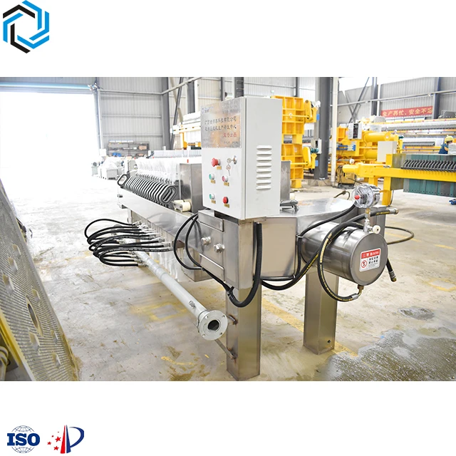 Sludge dewatering machine automatic high pressure diaphragm stainless steel filter press