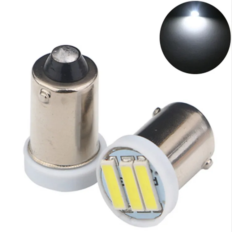 Auto Lighting System Ba9s 7020 3smd Led Car Light Bulb Interior Reading Light 6000k White Canbus For Cars