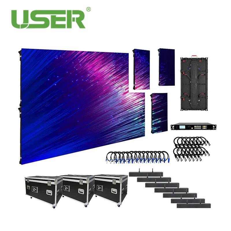 500*500mm 500*1000mm Waterproof giant P3.91 P4.81 stage led video wall panel screen for concert price rental outdoor led display