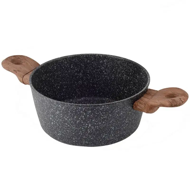 Carote Lighter Forged Aluminum 18cm Casseroles Stockpot Soup Pot With Nonstick Marble Coating