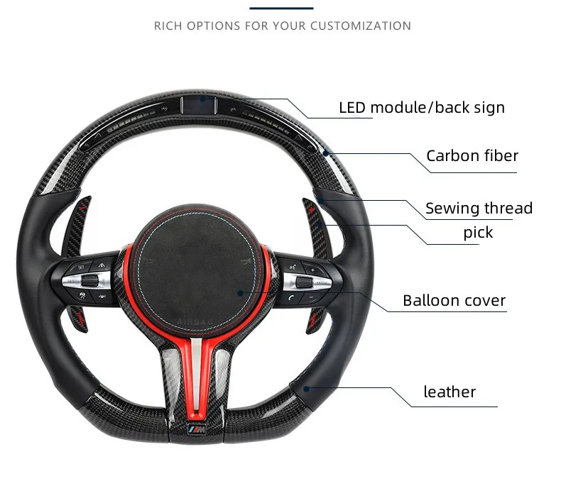 Подходит для BMW M2 M3 M4 M5 F18 F10 F15 F16 F20 F22 F30 F32 F36 f40 F80 F90 m светодиодное Автомобильное